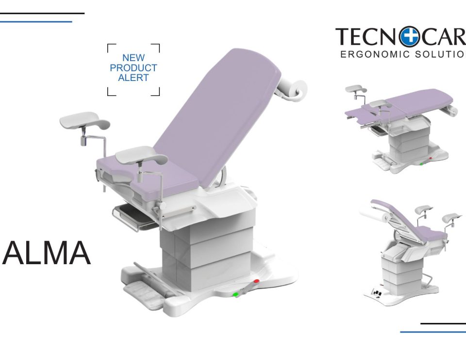 Tecnocare presenta Alma, la poltrona ginecologiaca di ultima generazione